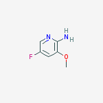 Chemical structure of 5-Fluoro-3-methoxypyridin-2-amine