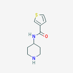 Structure of N-4-piperidinyl-3-Thiophenecarboxamide