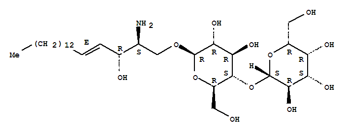 Structure of lactosyl lysosphingolipid