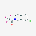 Structure of 1-(7-Chloro-3,4-dihydroisoquinolin-2(1H)-yl)-2,2,2-trifluoroethanone