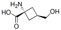 Structure of Cyclobutanecarboxylicacid, 1-amino-3-(hydroxymethyl)-, cis-