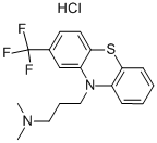 Structure of TRIFLUPROMAZINE HYDROCHLORIDE