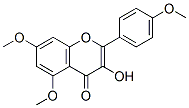 4,5,7-Trimethoxyflavonol结构式
