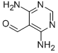 Chemical structure of 5-PYRIMIDINECARBOXALDEHYDE,4,6-DIAMINO-