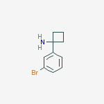 Structure of 1-(3-bromophenyl)Cyclobutanamine