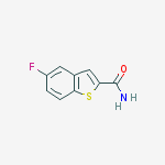 Structure of 5-Fluoro-1-benzothiophene-2-carboxamide