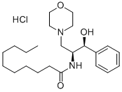 Structure of L-THREO-1-PHENYL-2-DECANOYLAMINO-3-MORPHOLINO-1-PROPANOL HCL