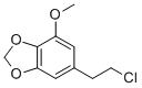 6-(2-CHLORO-ETHYL)-4-METHOXY-BENZO[1,3]DIOXOLE结构式