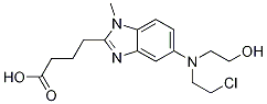 Structure of 5-[(2-Chloroethyl)(2-hydroxyethyl)aMino]-1-Methyl-1H-benziMidazole-2-butanoic Acid
