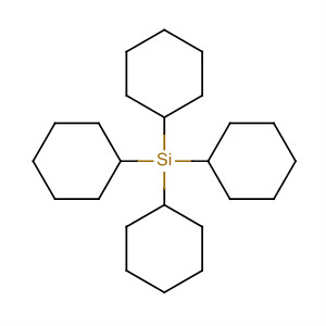 Structure of Silane, tetracyclohexyl-