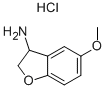 Structure of 5-METHOXY-2,3-DIHYDRO-BENZOFURAN-3-YLAMINE HYDROCHLORIDE