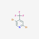Structure of 2,5-Dibromo-4-(trifluoromethyl)pyridine
