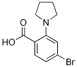 Structure of 4-BroMo-2-pyrrolidinobenzoic Acid