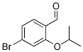 Structure of 4-Bromo-2-isopropoxybenzaldehyde