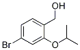 (4-Bromo-2-isopropoxyphenyl)methanol结构式