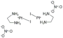 Structure of DI-MU-IODOBIS(ETHYLENEDIAMINE)-DI-PLATINUM(II) NITRATE