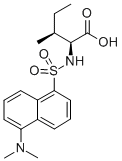 Structure of DANSYL-L-ISOLEUCINE