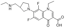 Structure of Merafloxacin