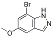 Structure of 1H-Indazole,7-broMo-5-Methoxy-