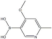 Structure of 4-Methoxy-6-Methylpyridine-3-boronic acid