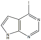 Structure of 4-iodo-7H-pyrrolo[2,3-d]pyrimidine