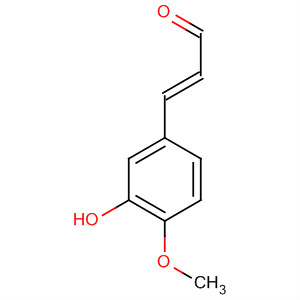 2-Propenal, 3-(3-hydroxy-4-methoxyphenyl)-, (E)-结构式