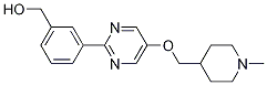 Structure of (3-(5-((1-methylpiperidin-4-yl)methoxy)pyrimidin-2-yl)phenyl)methanol