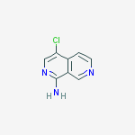 Structure of 4-chloro-2,7-naphthyridin-1-amine
