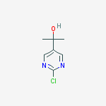 Structure of 2-(2-chloropyrimidin-5-yl)propan-2-ol