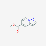Structure of METHYL PYRAZOLO[1,5-A]PYRIDINE-5-CARBOXYLATE