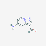 Structure of 5-aminopyrazolo[1,5-a]pyridine-3-carbaldehyde