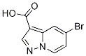Structure of 5-broMopyrazolo[1,5-a]pyridine-3-carboxylic acid