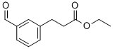 Structure of ETHYL 3-(3-FORMYLPHENYL)PROPANOATE