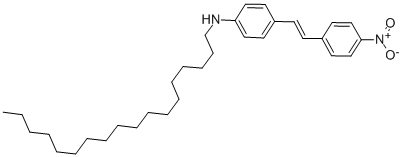 Structure of 4-NITRO-4-(OCTADECYLAMINO)STILBENE
