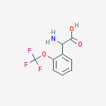 Structure of AMINO-(2-TRIFLUOROMETHOXY-PHENYL)-ACETIC ACID