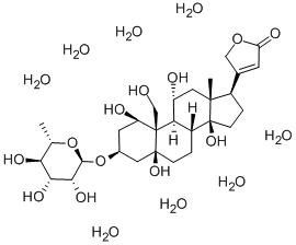 Structure of OUABAIN OCTAHYDRATE