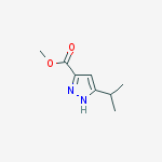 Structure of Methyl 3-isopropyl-1H-pyrazole-5-carboxylate