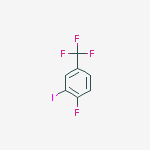 Structure of 1-Fluoro-2-iodo-4-(trifluoromethyl)benzene