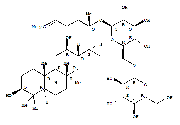 Structure of (+)-GypenosideLXXV