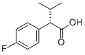 Structure of (S)-2-(4-FLUOROPHENYL) 3-METHYLBUTYRIC ACID