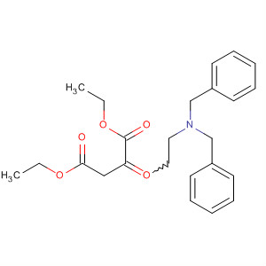 Structure of Butanedioic acid, [2-[bis(phenylmethyl)amino]ethyl]oxo-, diethyl ester