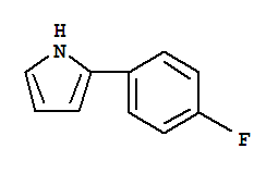 Structure of 1H-Pyrrole,2-(4-fluorophenyl)-