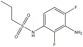 Structure of N-(3-aMino-2,4-difluorophenyl)propane-1-sulfonaMide