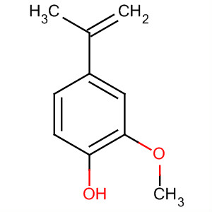 Structure of Phenol, 2-methoxy-4-(1-methylethenyl)-