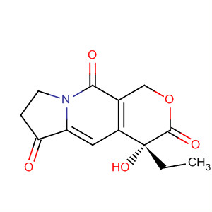 1H-Pyrano[3,4-f]indolizine-3,6,10(4H)-trione,4-ethyl-7,8-dihydro-4-hydroxy-, (R)-结构式