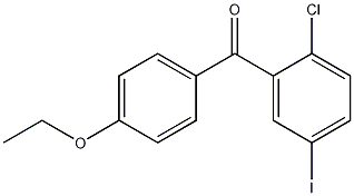Structure of (5-Iodo-2-chlorophenyl)(4-ethoxyphenyl)methanone