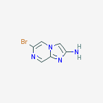 Structure of 6-Bromoimidazo[1,2-a]pyrazin-2-amine
