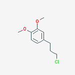 3-(3,4-DIMETHOXYPHENYL)-1-CHLOROPROPANE结构式
