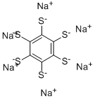 Structure of HEXA-SODIUM-BENZENE-HEXATHIOLATE