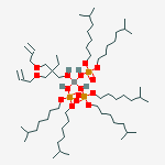 Structure of Titanium, 2,2-bis(2-propenyloxy-.kappa.O)methyl-1-butanolato-.kappa.Otris(dioctyl phosphato-.kappa.O)-, (OC-6-32)-